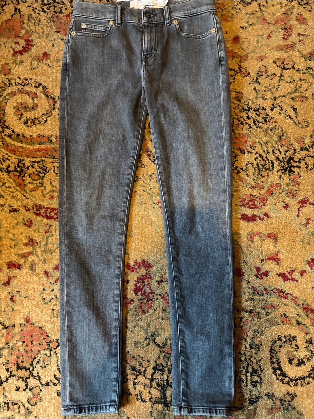 IRO Women's Skinny Jeans in Faded Grey Wash